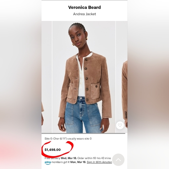 Blank NYC Tan Suede Women's Jacket - Picture 17 of 17